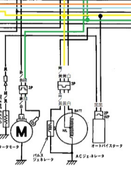 2号機 オートチョークの配線が無い モトコンポのブログ